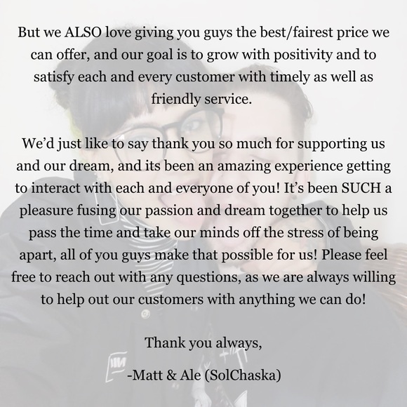 Meet your Poshers, Matt & Ale (Solchaska) - Picture 5 of 5